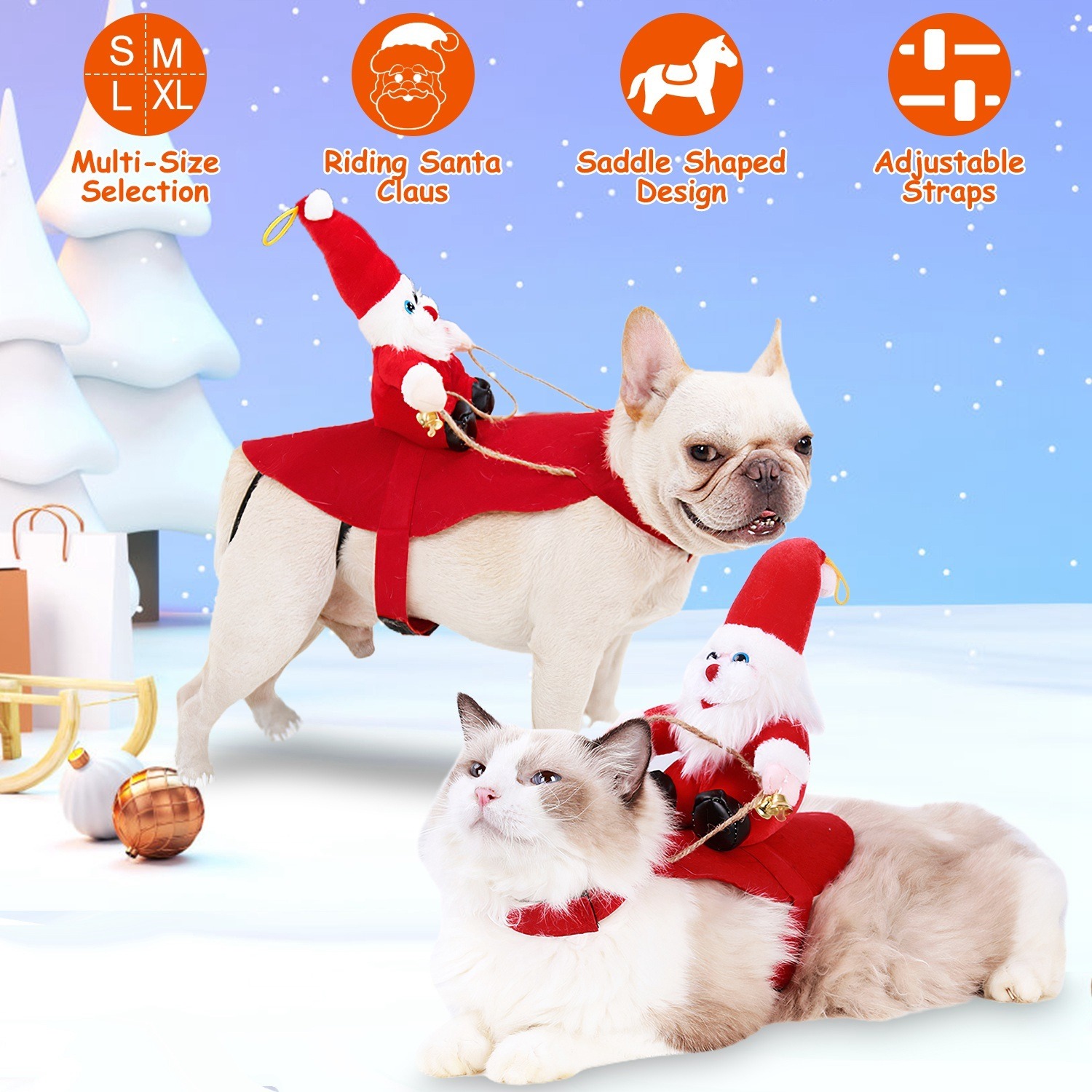 Santa Rider Pet Coat - Image 6