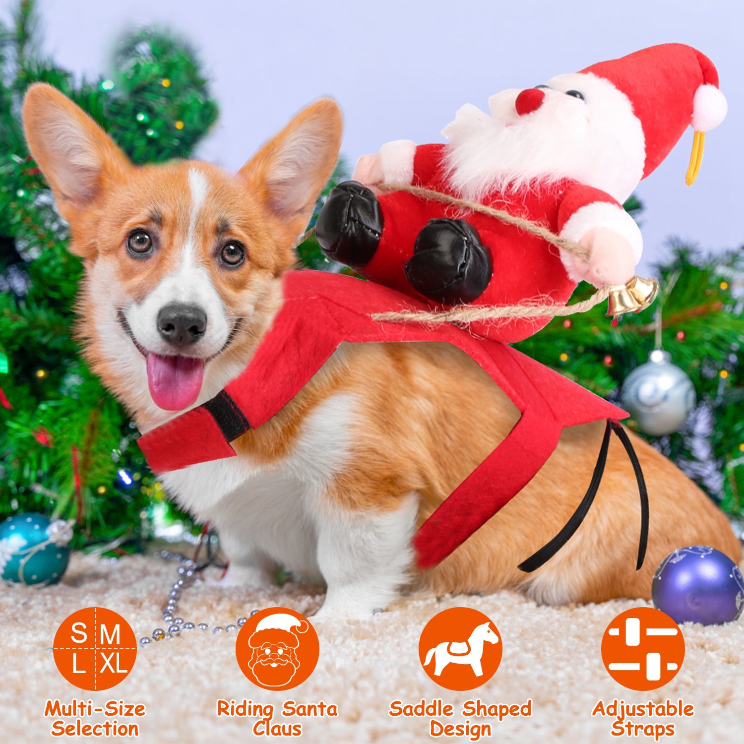 Santa Rider Pet Coat - Image 5