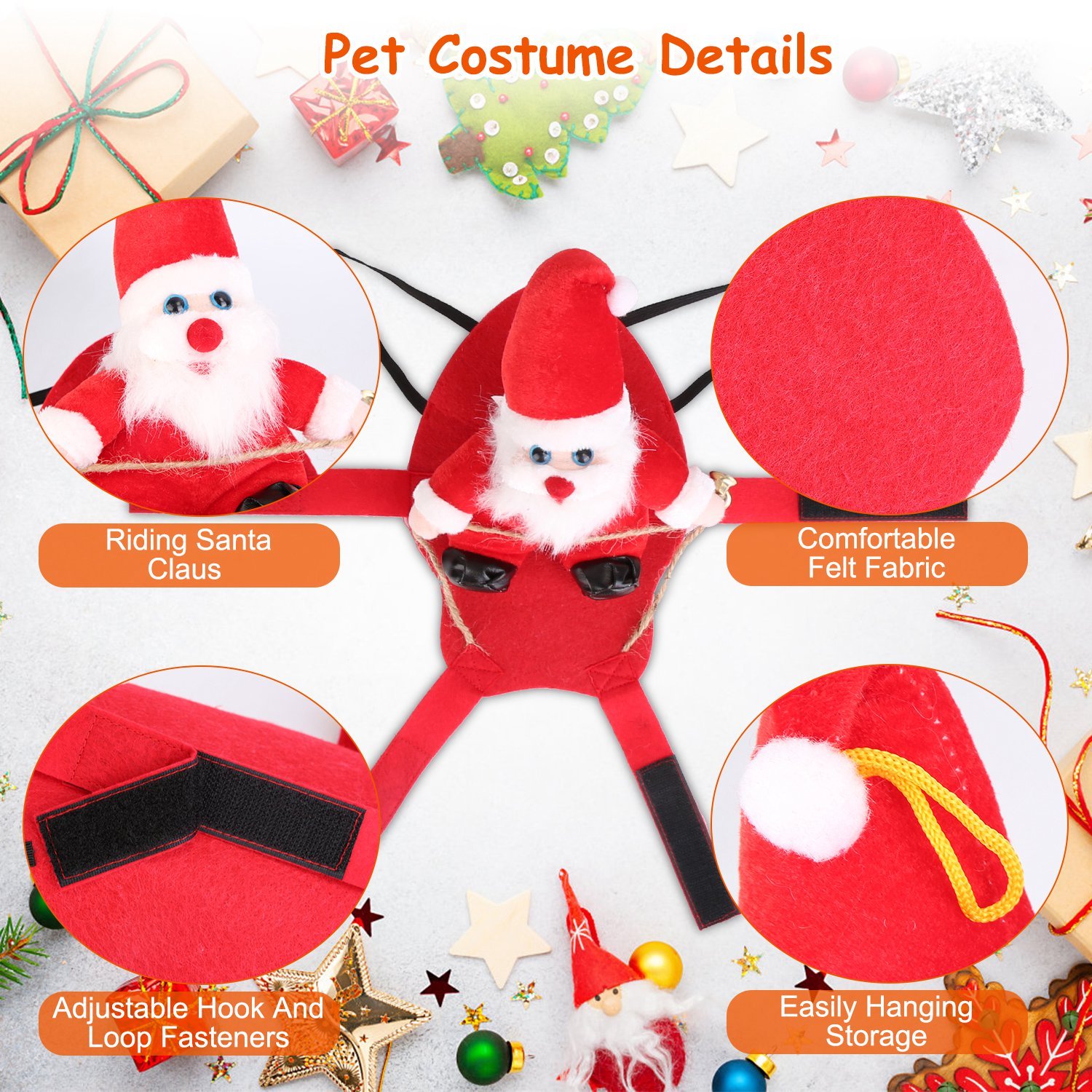 Santa Rider Pet Coat - Image 4
