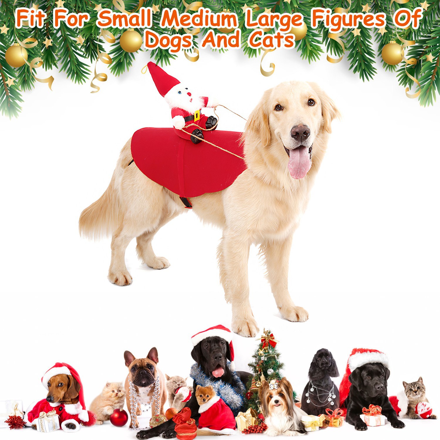 Santa Rider Pet Coat - Image 9