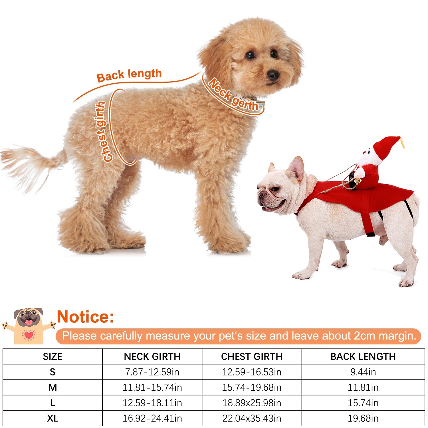 Santa Rider Pet Coat - Image 7