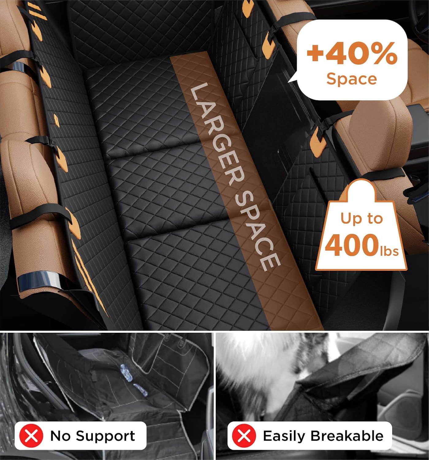 Heavy-Duty Dog Car Seat Cover – Protect Your Car & Keep Pets Safe - Image 6