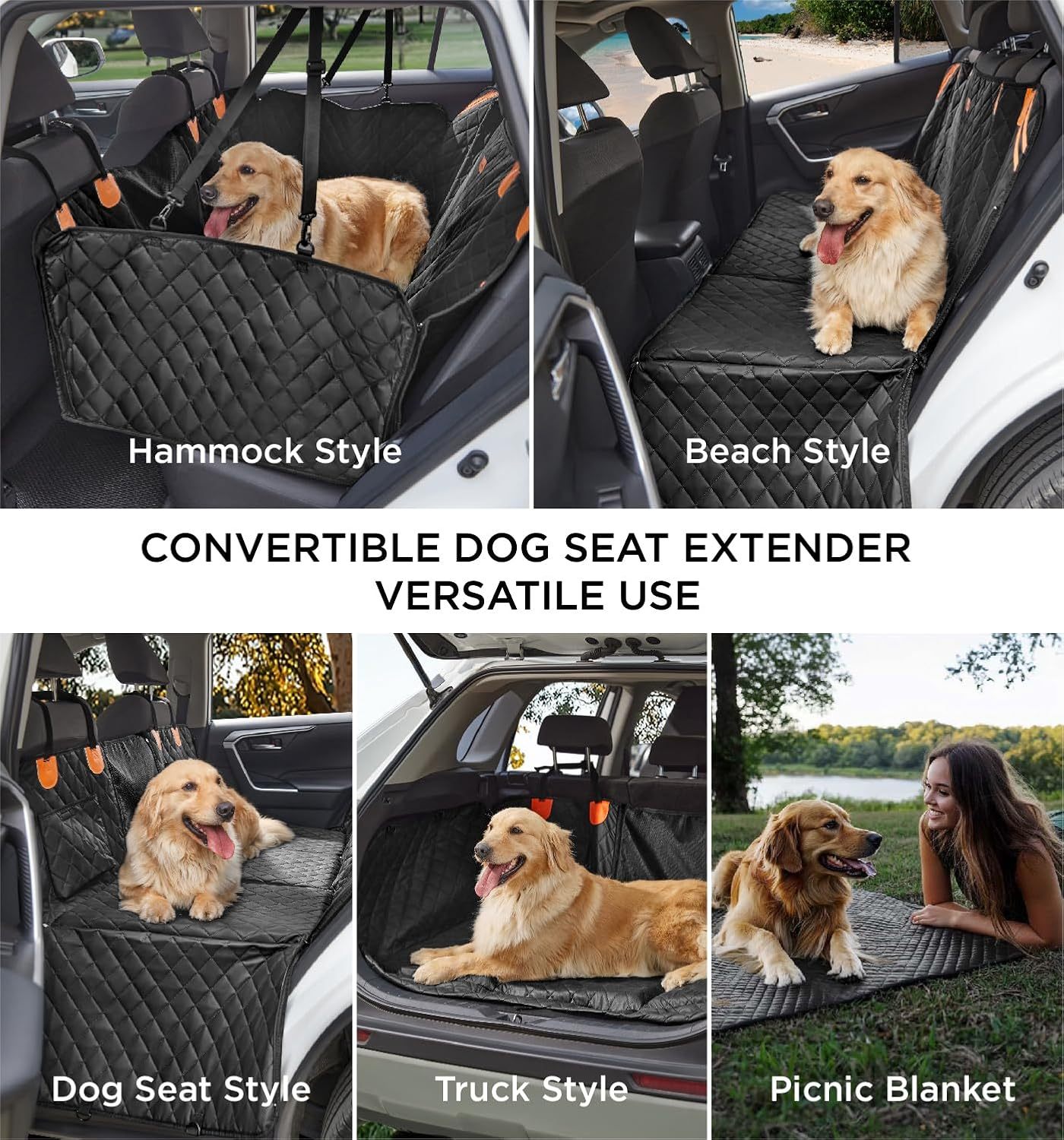 Heavy-Duty Dog Car Seat Cover – Protect Your Car & Keep Pets Safe - Image 3