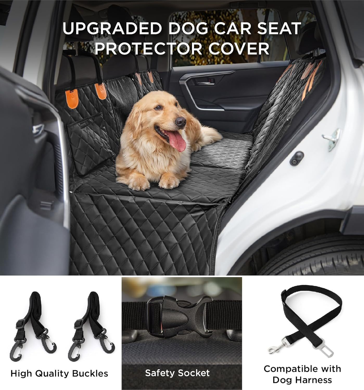 Heavy-Duty Dog Car Seat Cover – Protect Your Car & Keep Pets Safe - Image 9